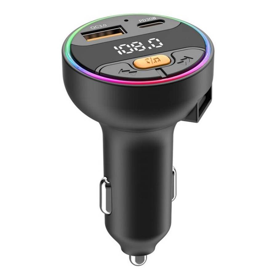 C9S QC3.0 PD 30W Charger FM Transmitter Multifunctional Bluetooth Car MP3 Player