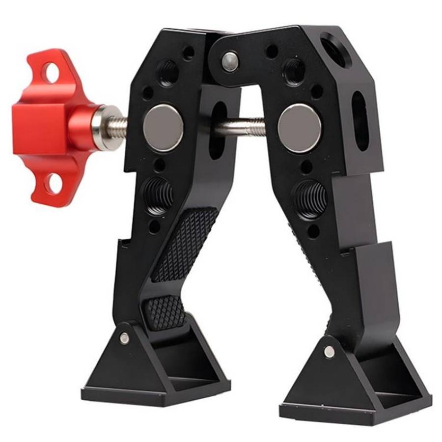 F084 Metal Hot Shoe Mount Multi-Function Crab Clamp Universal Photography Light Stand Clamp