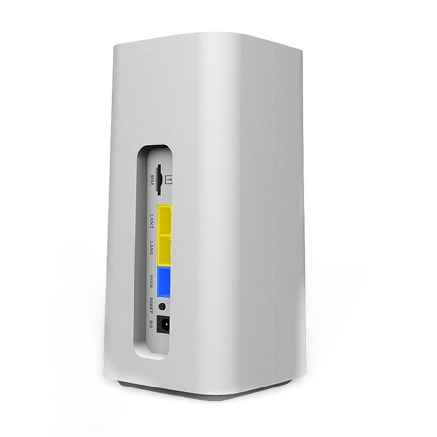 CPF101-E8 Home Office SIM Card Mobile WiFi Hotspot 3 LAN Ports Eurasian Version 4G LTE Router, Plug: