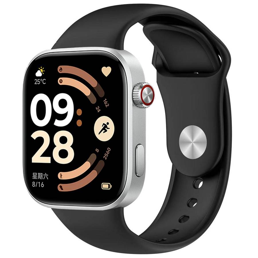 For Xiaomi Band 10 Pro / Redmi Watch 6 / 5 Solid Color Reverse Buckle Silicone Watch Band(White)