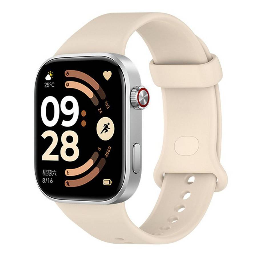 For Xiaomi Band 10 Pro / Redmi Watch 6 / 5 Solid Color Breathable Silicone Watch Band(White)