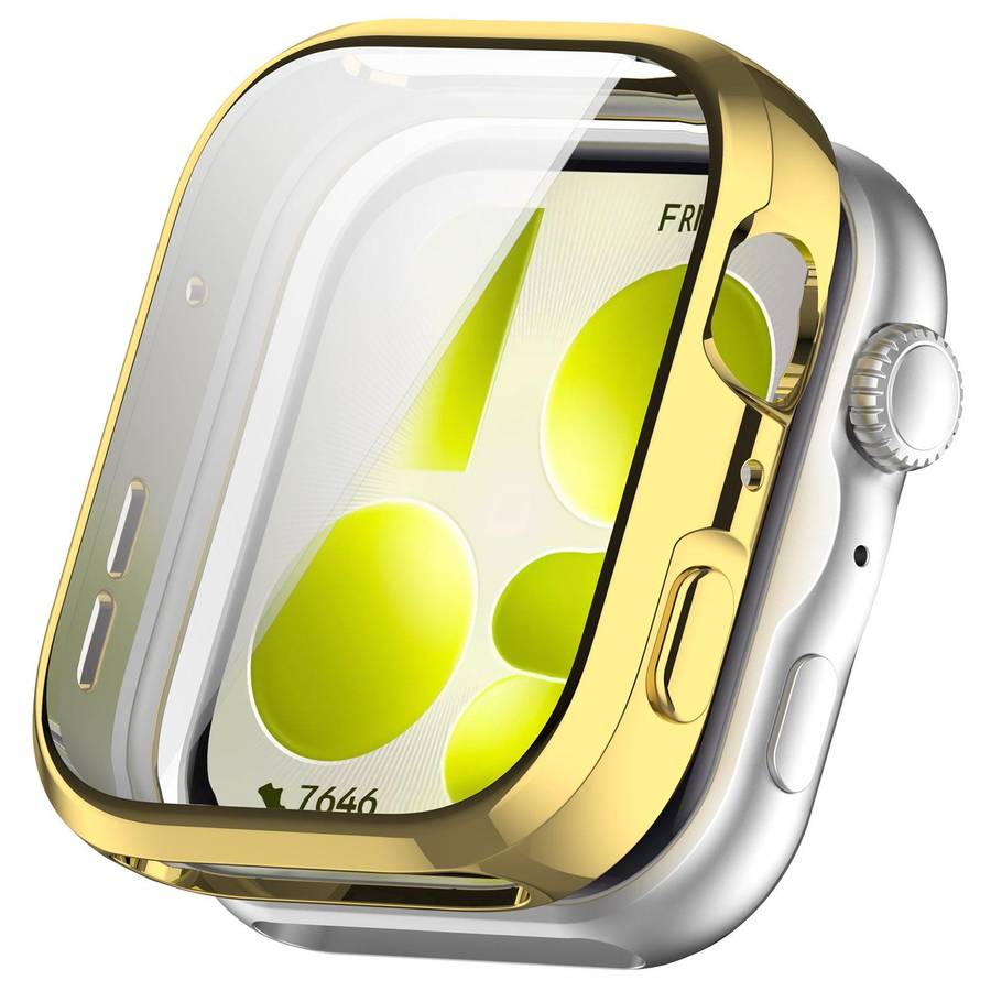 For Huawei Watch Fit 5 Pro Electroplated TPU Full Coverage Watch Protective Case(Pink)