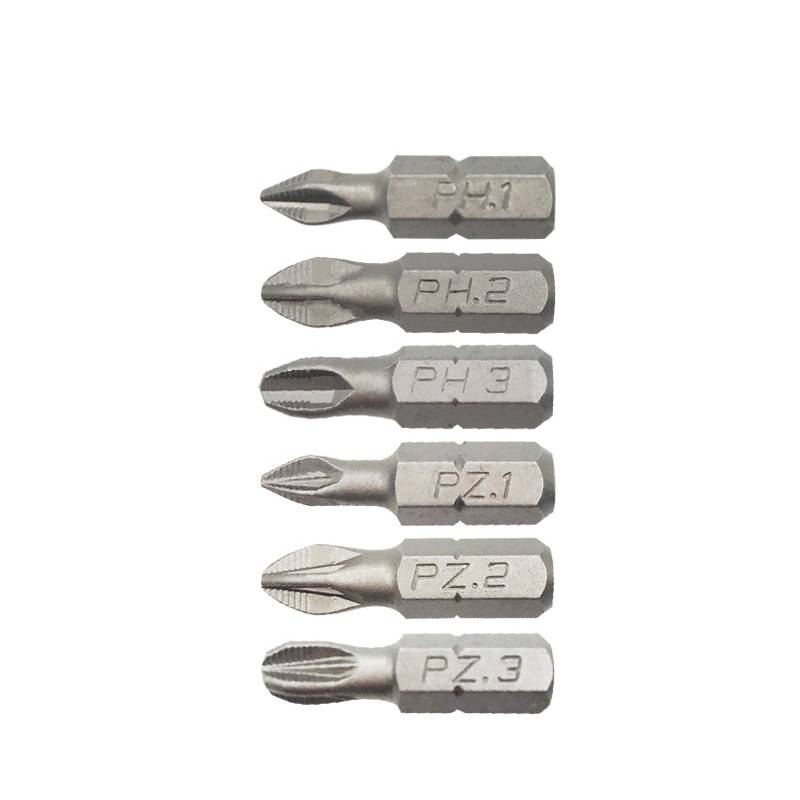 6PCS/set 25mm Strong Magnetic Hand Drill Screwdriver Mouth Anti-Slip Screwdriver Bit