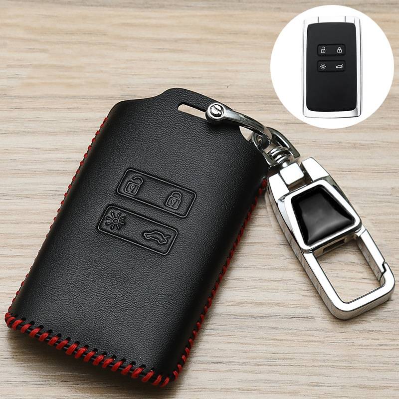 For Renault Car Key Cover Multifunctional Keychain Anti-lost Number Plate(A)