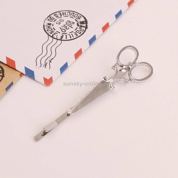 2 PCS Retro Word Hair Ornaments Personalized Hair Clips(Silver)...