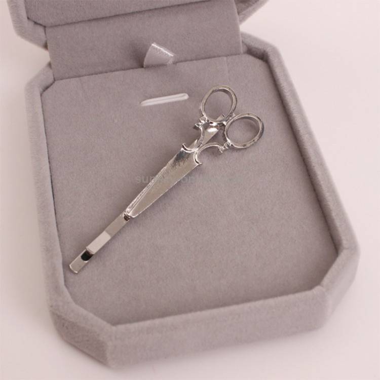 2 PCS Retro Word Hair Ornaments Personalized Hair Clips(Silver)...