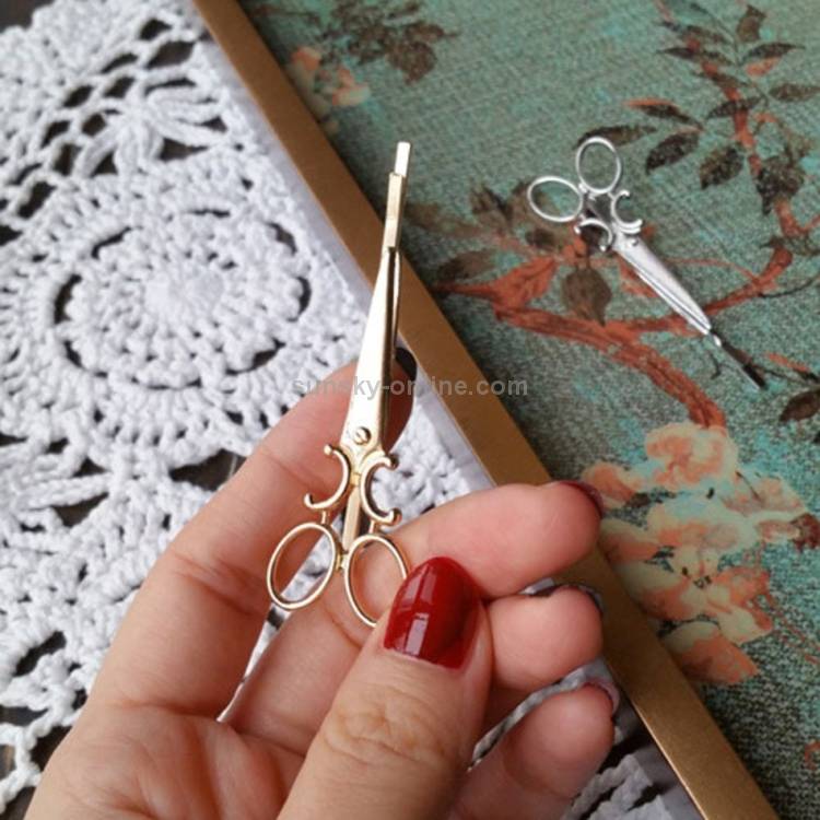 2 PCS Retro Word Hair Ornaments Personalized Hair Clips(Silver)...