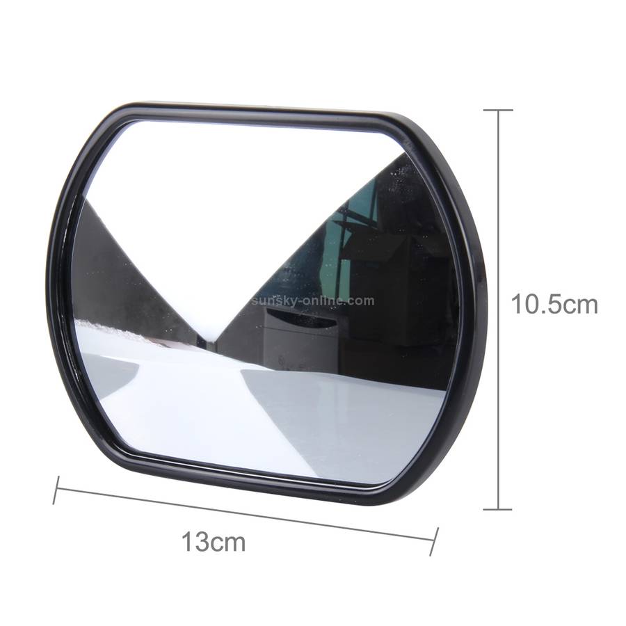 3R-025 Truck Blind Spot Rear View Wide Angle Mirror, Size: 14cm  10.5cm(Black)