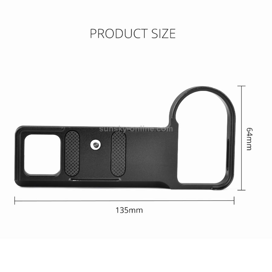 YELANGU CL7 Camera Expansion Board Base L Plate for Nikon Z6 / Z7(Black)