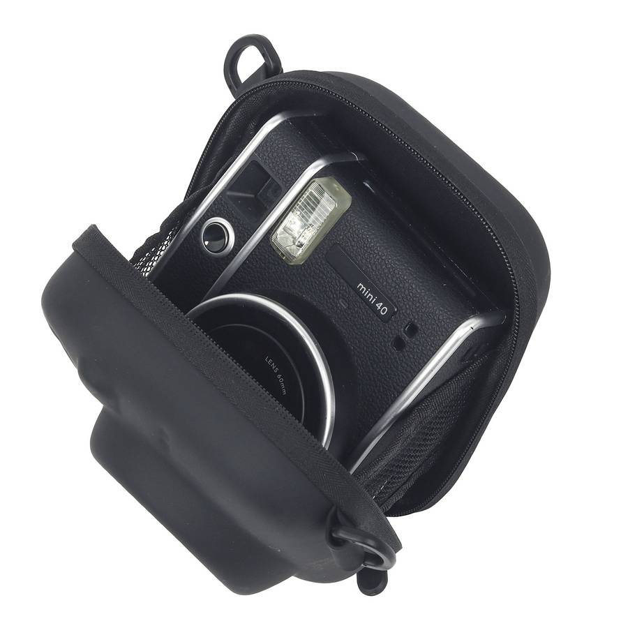 EVA Hard Case PU Storage Bag for FUJIFILM Instax mini 7+/8/9/11/12/40 (Black)
