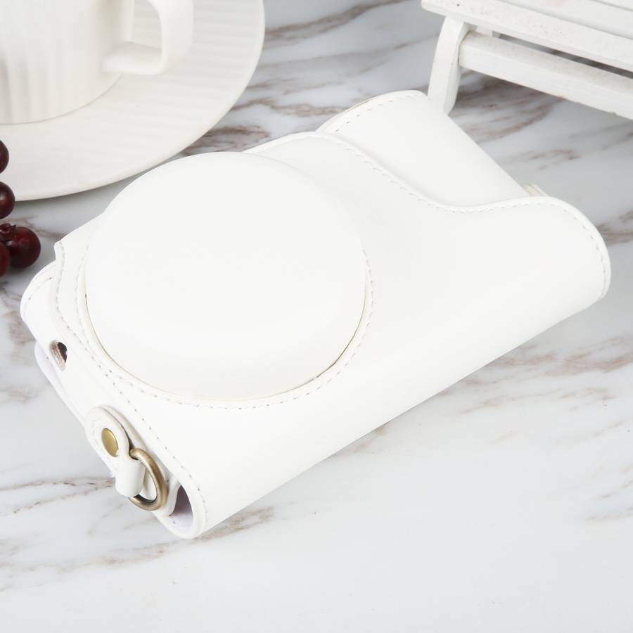 Full Body Camera PU Leather Case Bag with Strap for Samsung Galaxy Camera EK-GC100 / EK-GC110 / EK