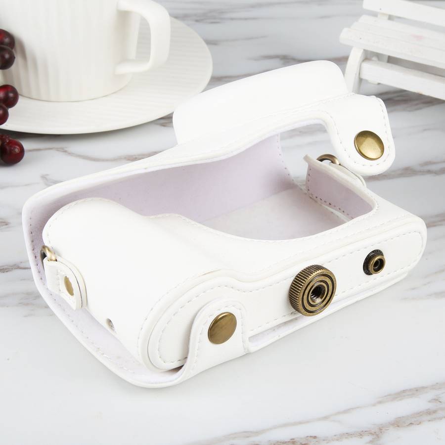 Full Body Camera PU Leather Case Bag with Strap for Samsung Galaxy Camera EK-GC100 / EK-GC110 / EK