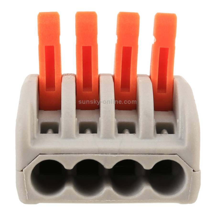 10 PCS 4 Port PCT Series Architectural Wiring Connector LED Lamp Conductor Distributor Junction Bo
