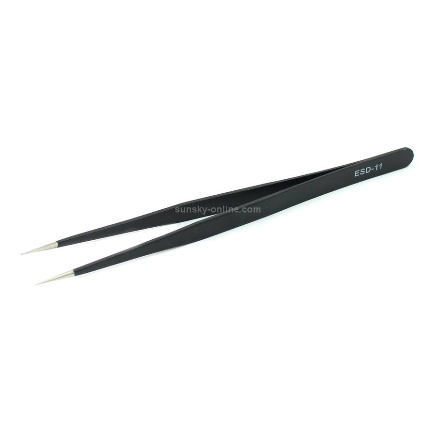 JIAFA JF-8118 9 in 1 Anti-static Precision Tweezers Set with Bag(Black)