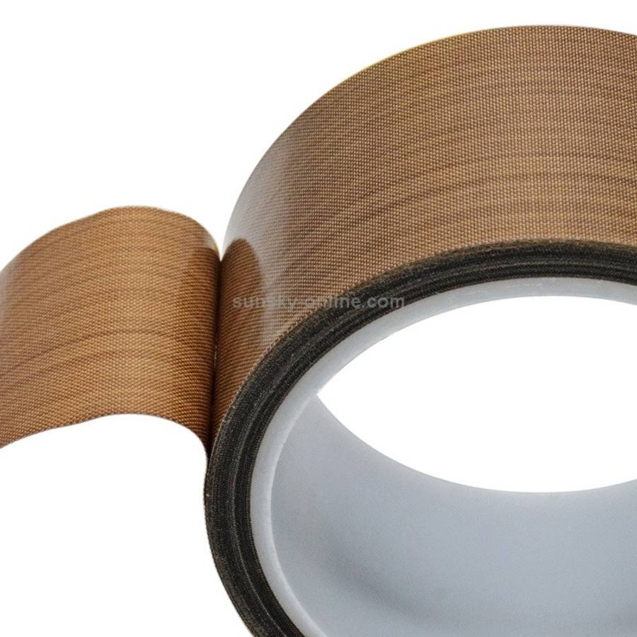 Teflon High Temperature Resistant Cloth Tape Sealing Machine Heat Insulation Tape, Size: 10m x 30m