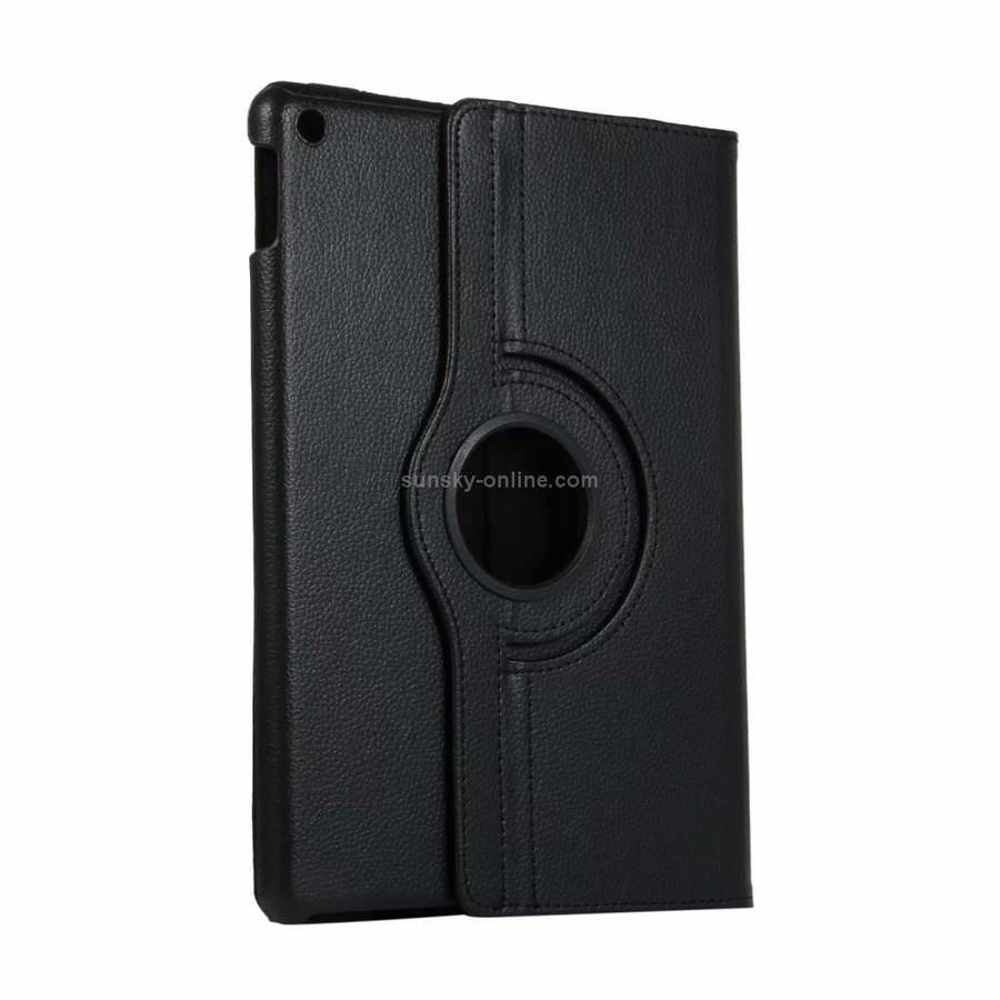 For iPad 10.2 / iPad Air 2019 10.5 / iPad 10.2 2020 Litchi Texture Horizontal Flip 360 Degrees Rot