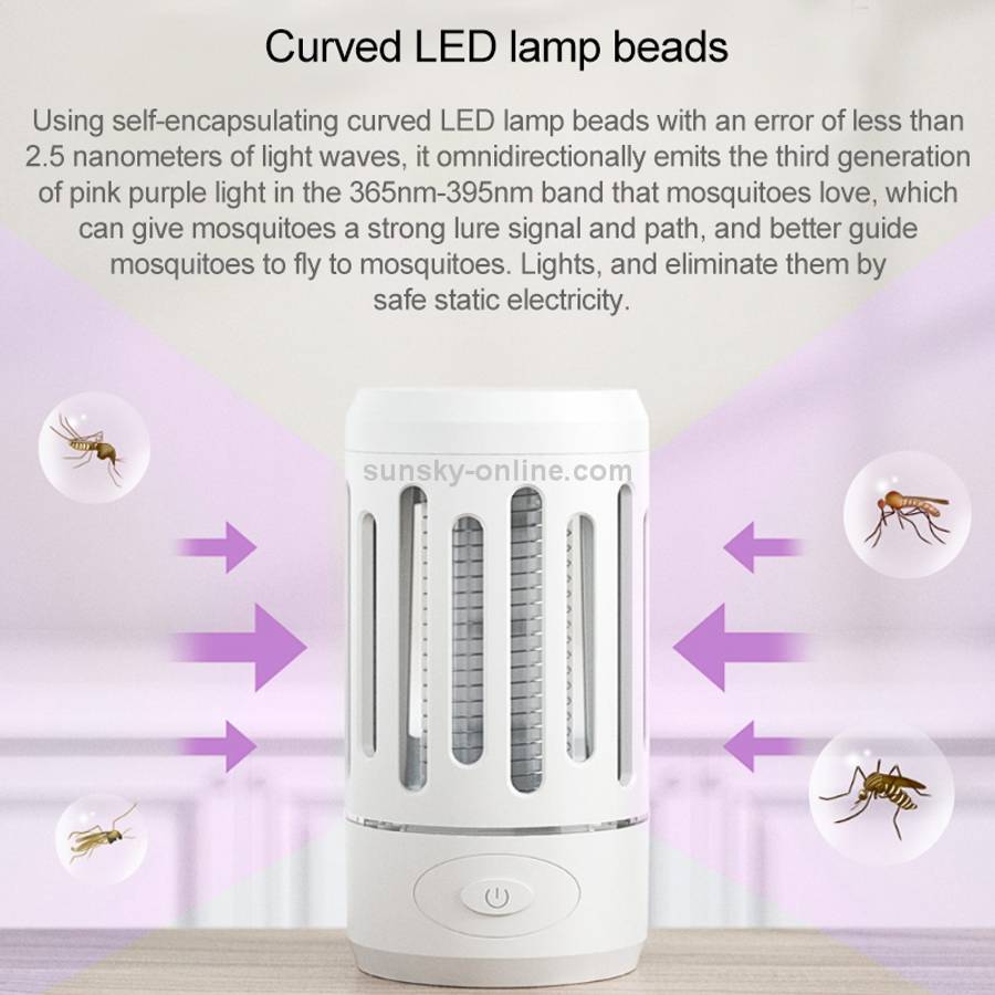 Original Xiaomi Youpin Y8EK Portable Physical Electric Shock LED Mosquito Killer