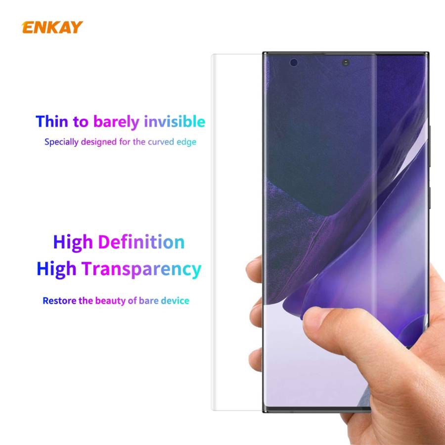 For Samsung Galaxy Note 20 Ultra ENKAY Hat-Prince 3D Full Screen PET Curved Hot Bending HD Screen