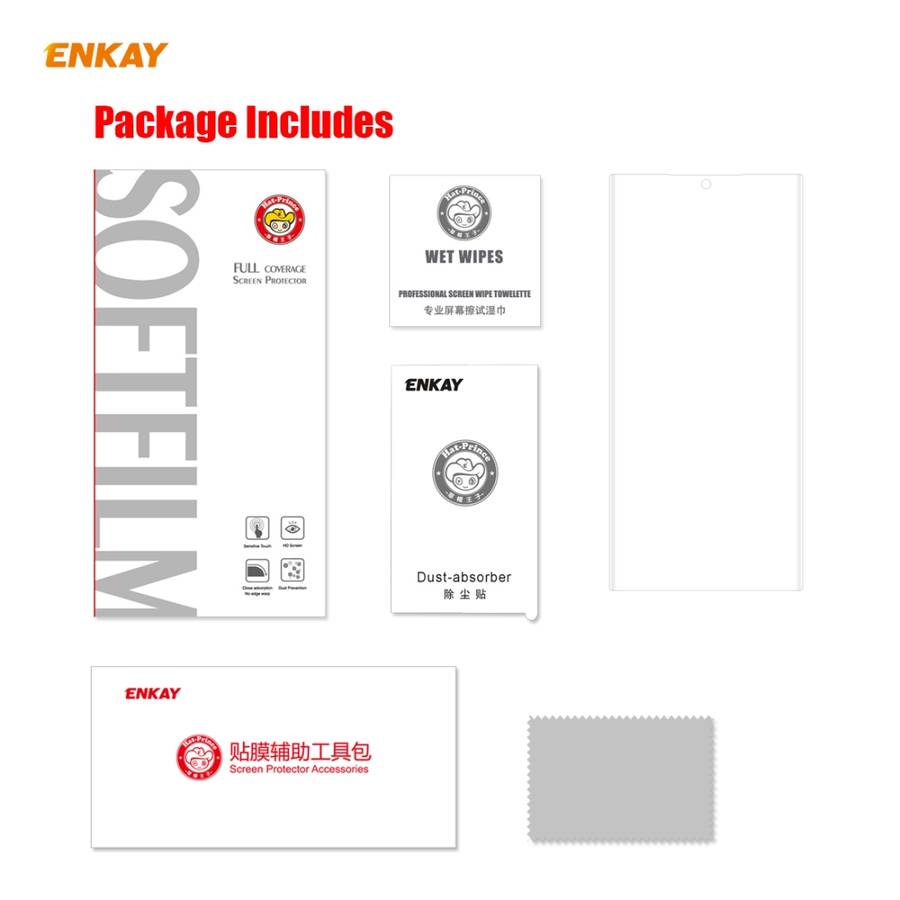 For Samsung Galaxy Note 20 Ultra ENKAY Hat-Prince 3D Full Screen PET Curved Hot Bending HD Screen