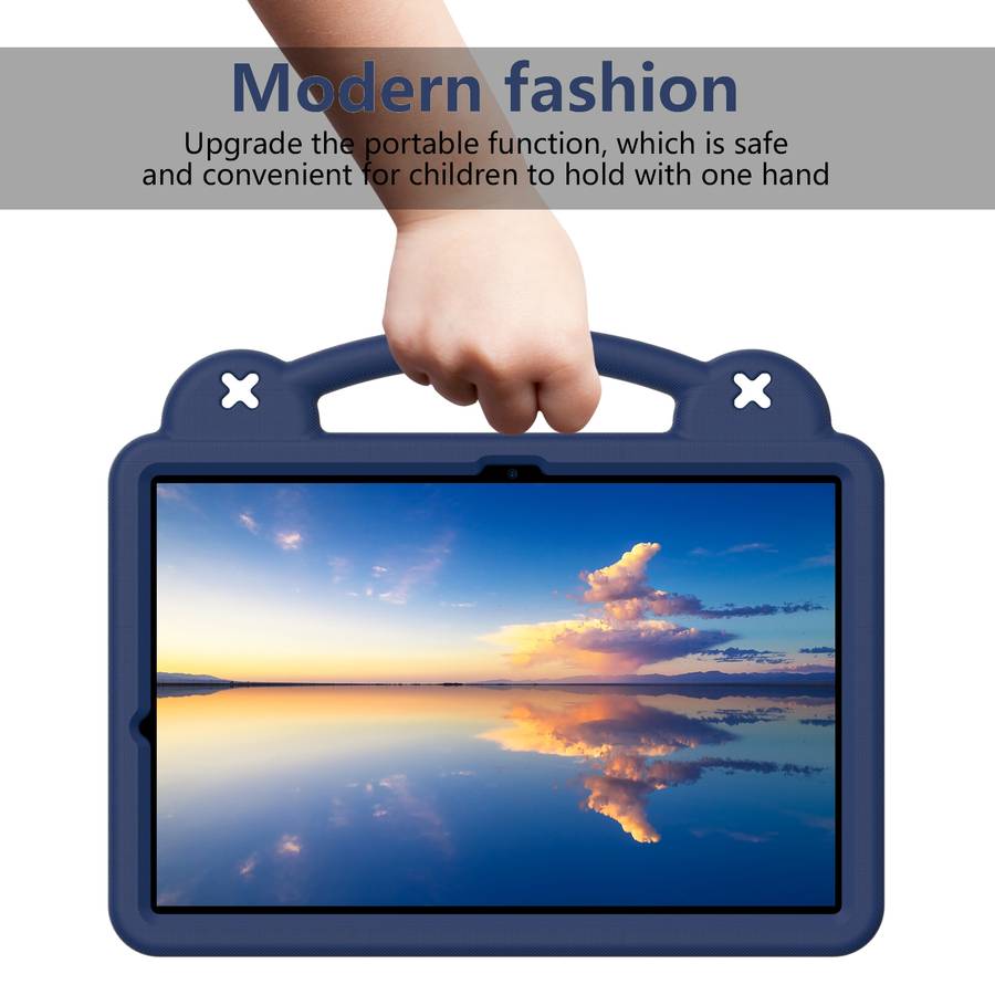 For Samsung Galaxy Tab S7+ / T970/T975/T976 Handle Kickstand Children EVA Shockproof Tablet Case(N