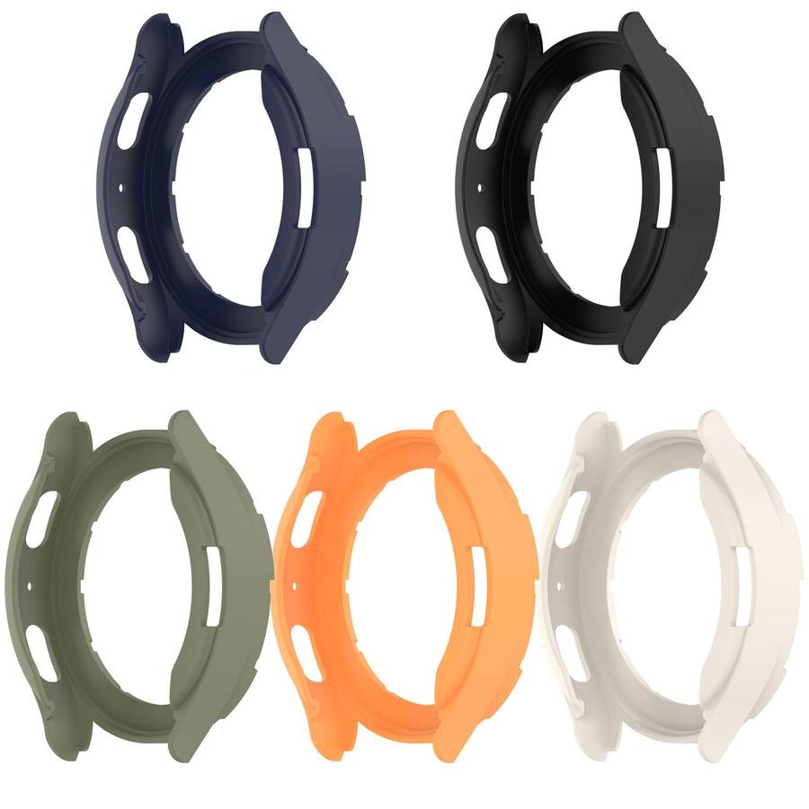 For Samsung Galaxy Watch 7 44mm Armour Hollow TPU Watch Protective Case(Orange)