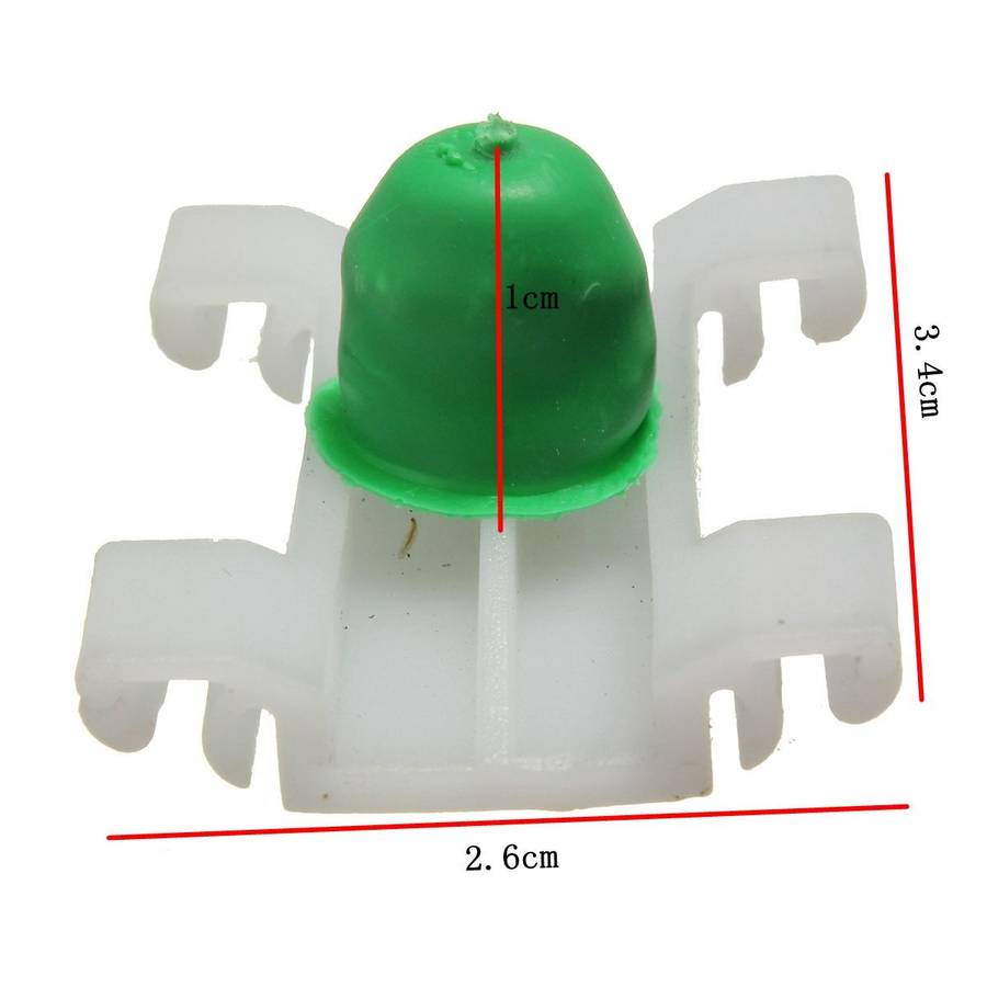 10x For BMW E46 Trim Clips for Door Bump Strip Panel Fastener