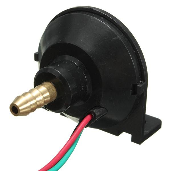 Universal 12V 60mm Black Car Auto Turbo Boost Gauge Meter With Mount Bracket