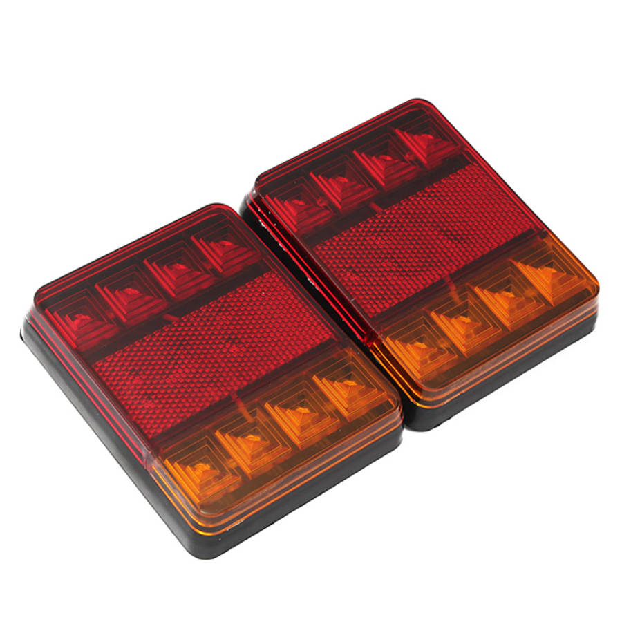 12V LED Van Truck Trailer Stop Rear Tail Brake Light Indicator Lamp