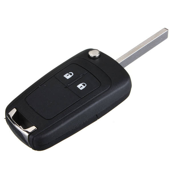2 Button Remote Flip Key Fob Case Uncut Blade for Vauxhall Opel