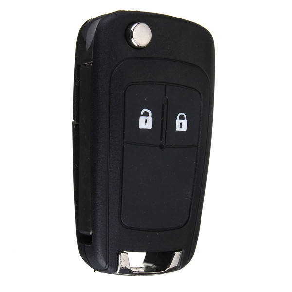 2 Button Remote Flip Key Fob Case Uncut Blade for Vauxhall Opel