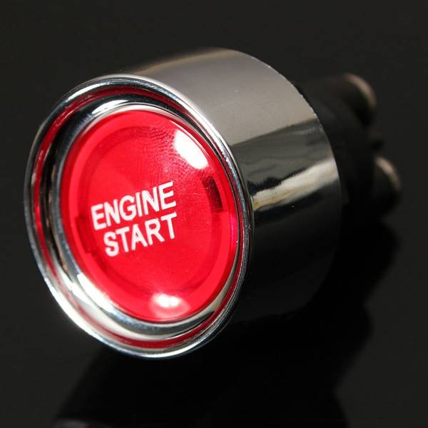 Universal Motor Auto Illuminated Push Button Engine Start Starter Switch