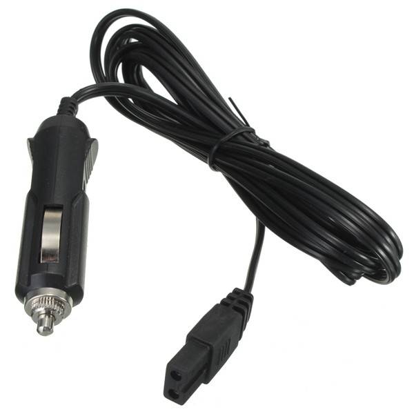 2m 12V DC Replacement Car Cooler Cool Box Mini Fridge 2 Pin Lead Cable Plug Wire