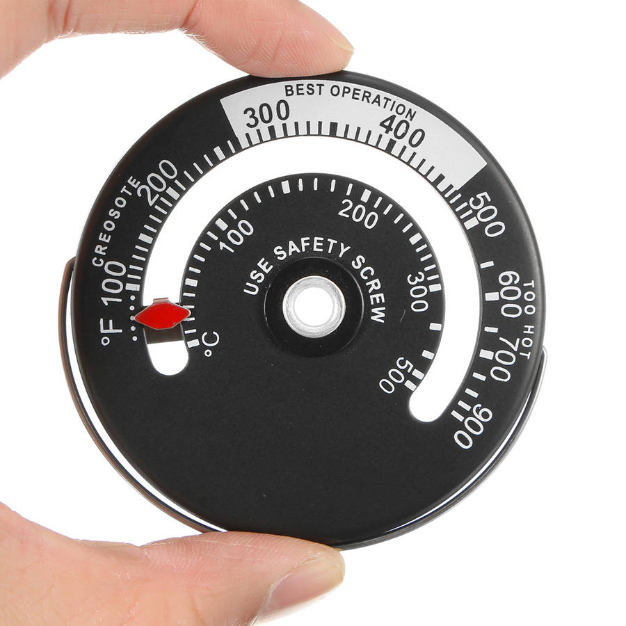 500 900 Burner Stove Fireplace Thermometer Furnace Barbecue Temperature Gauge