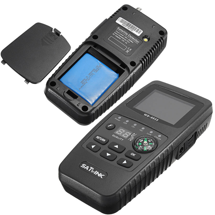 Satlink WS-6933 DVB-S2 FTA Digital Satellite Finder Meter