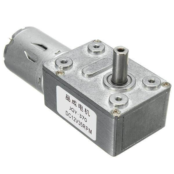 DC 12V 35/60/65/110/220rpm Worm Gear Box Reduction Motor