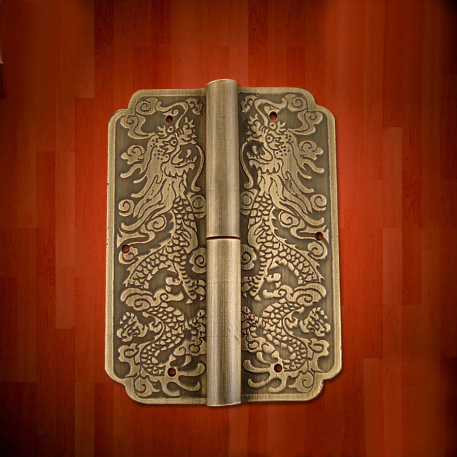 Door Hinge Chinese Furniture Brass Hardware Trunk Cabinet Door Hinges Copper