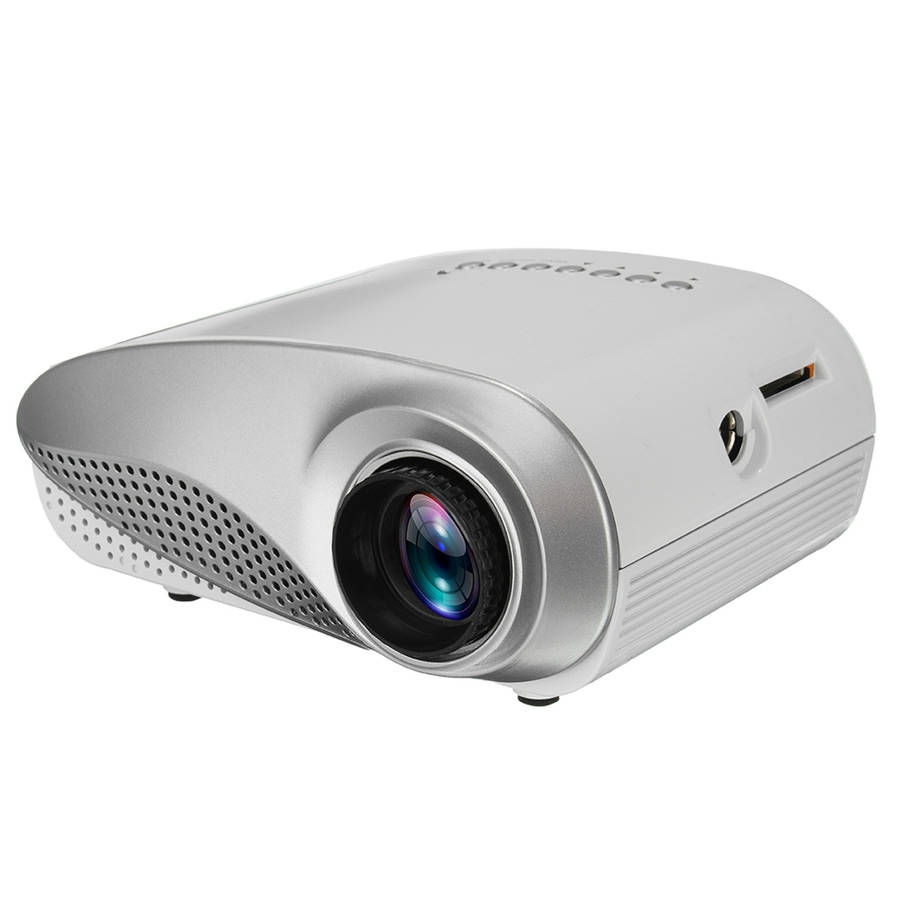 3D 1080P Portable LCD LED Mini Projector 600 Lumens 480x320 USB VGA TV AV Office Home Theater