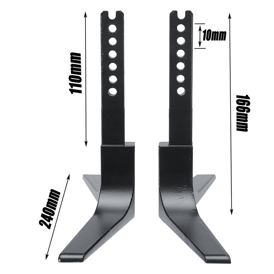 Universal TV Stand Support Base Plasma LCD Flat Screen Table Top Pedestal Mount 32-65inch - 0.71kg