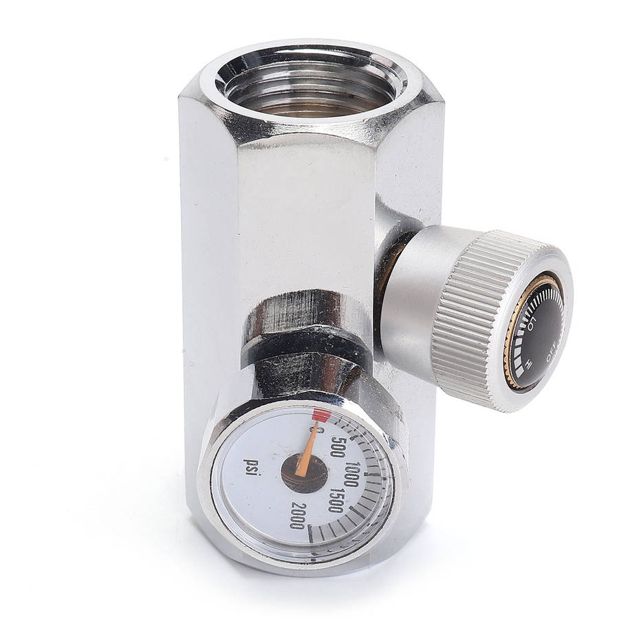 0-2000PSI Homebrew CO2 Cylinder Refill Adapter Connector DIN 477 W21.8 BS 34