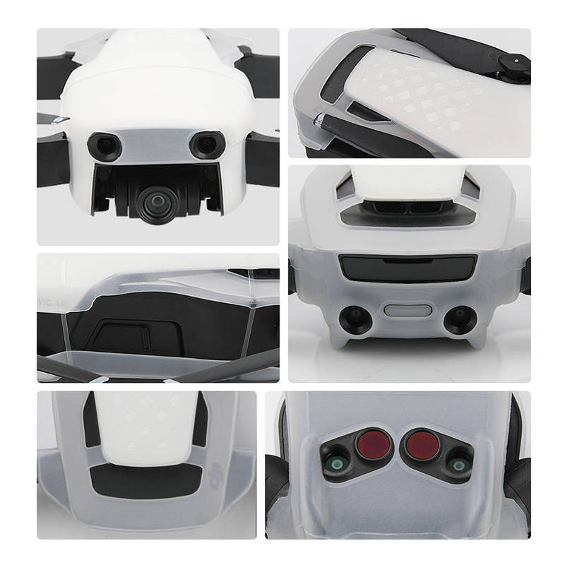 Silicone Protective Body Shell Cover Fuselage Anti-Slip Case Skin Wrap for DJI Mavic Air Drone