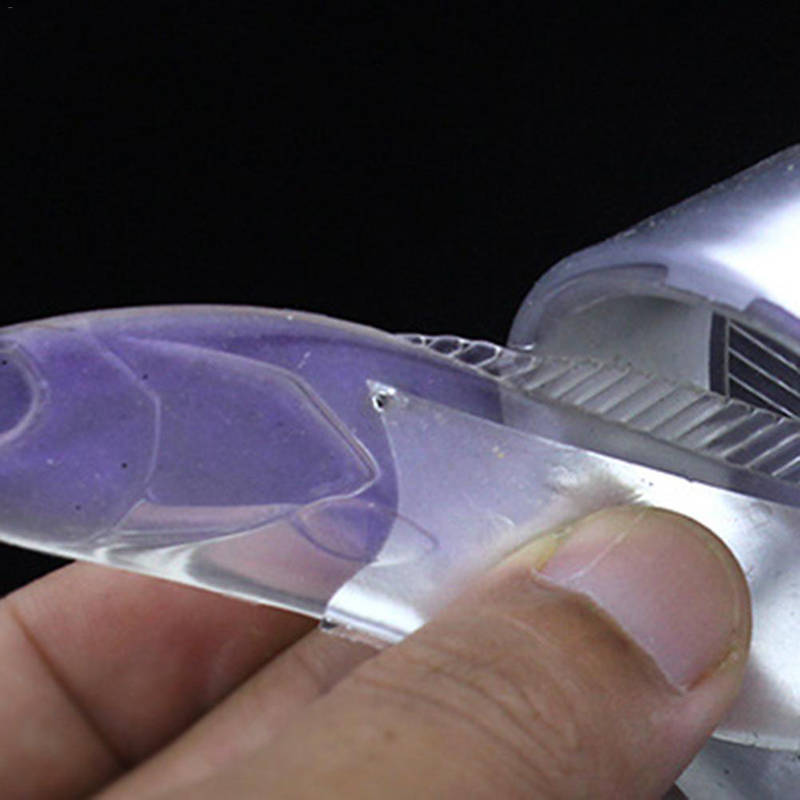 ZANLURE 2pcs/set Transparent White Squid Ribbonfish Lure Fishing Lure Bulit-