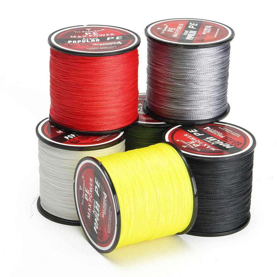 300M Super Strong 4 Strands PE Spectra Braided Wire Fish Rope Sea Fishing Lines 8-60LB  (SIZE: #13)