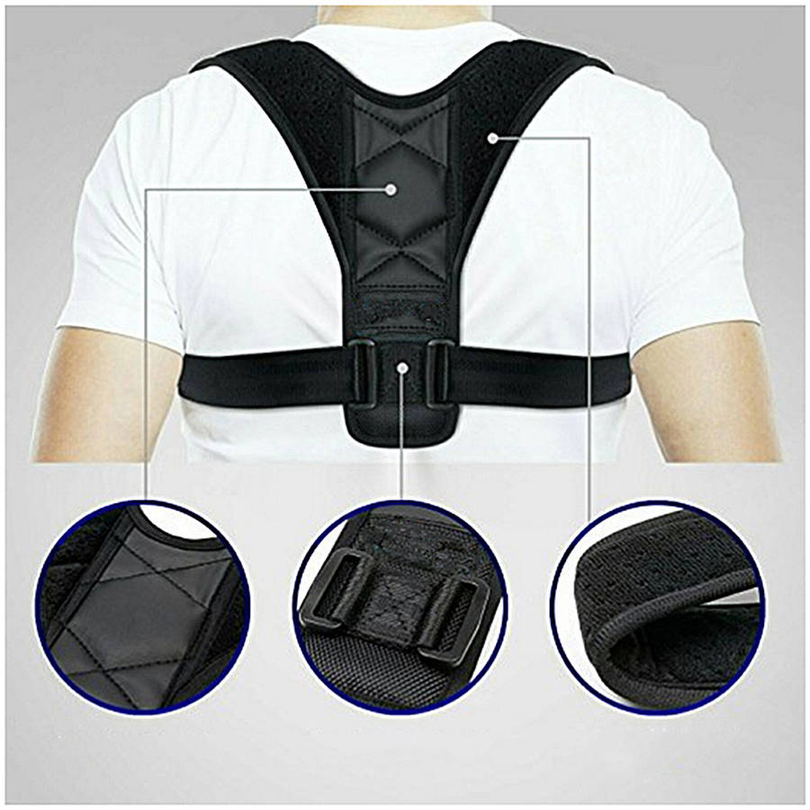 Posture Clavicle Support Corrector Back Straight Shoulders Brace Strap Correct Back Support
