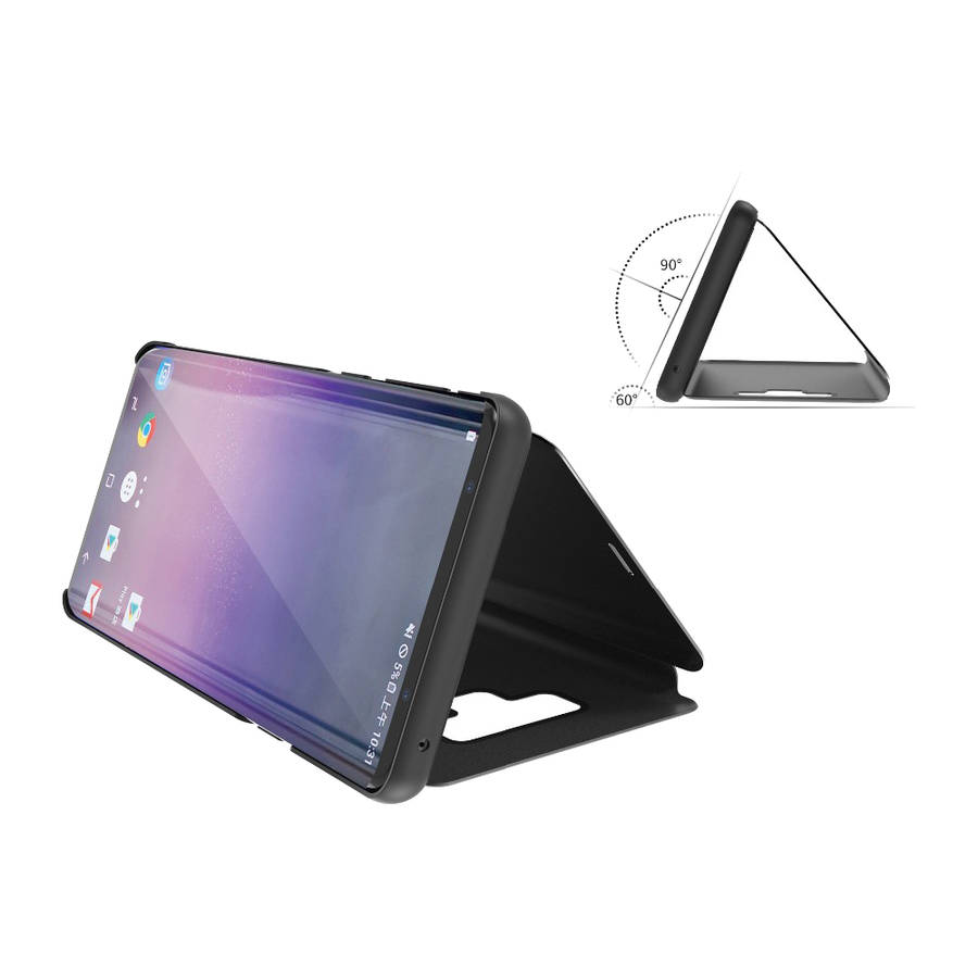 Bakeey Smart Sleep Window View Bracket Protective Case For Samsung Galaxy Note 9