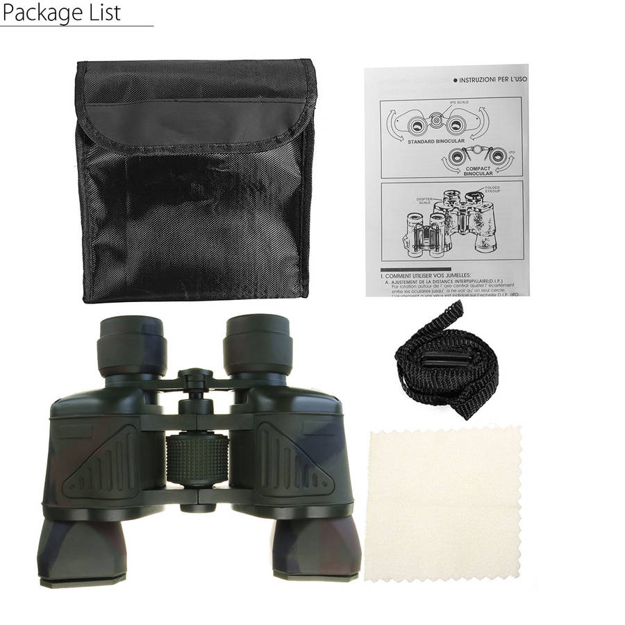 50X50 Outdoor Tactical Binoculars HD Match Coordinates Low Light Level Night Vision Telescope