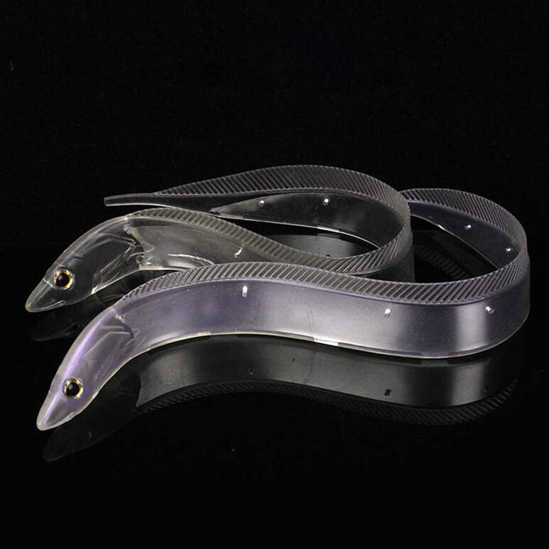 ZANLURE 2pcs/set Transparent White Squid Ribbonfish Lure Fishing Lure Bulit-