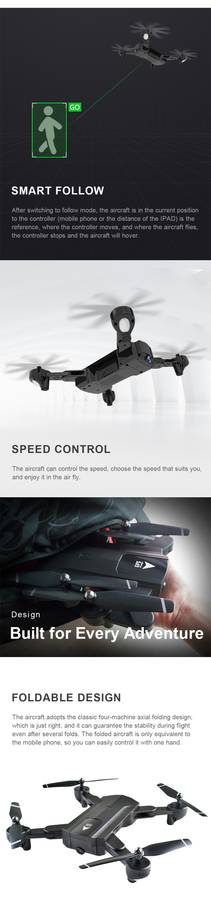 SG900-S GPS WiFi FPV 720P/1080P HD Camera 10mins Flight Time Foldable RC Drone Quadcopter RTF -