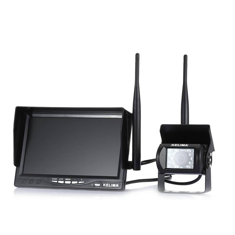 Kelima 0688 Wireless Rear View Infrared Camera and 7 Inch Monitor Display