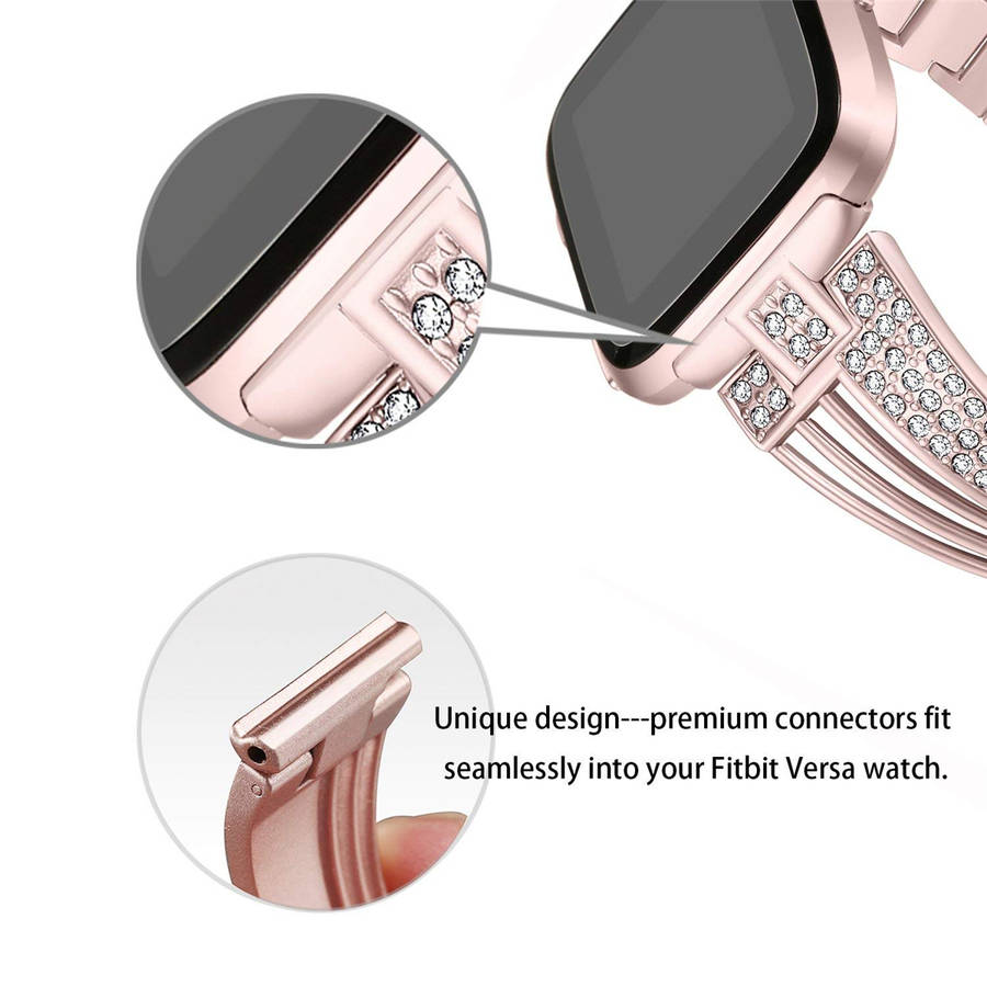 KALOAD Stainless Steel Replacement Watch Bracelet Band Strap Wristband For Fitbit Versa Smart Watch 163e4e76-1001-4513-ab36-9d244cb0d5d5.jpg