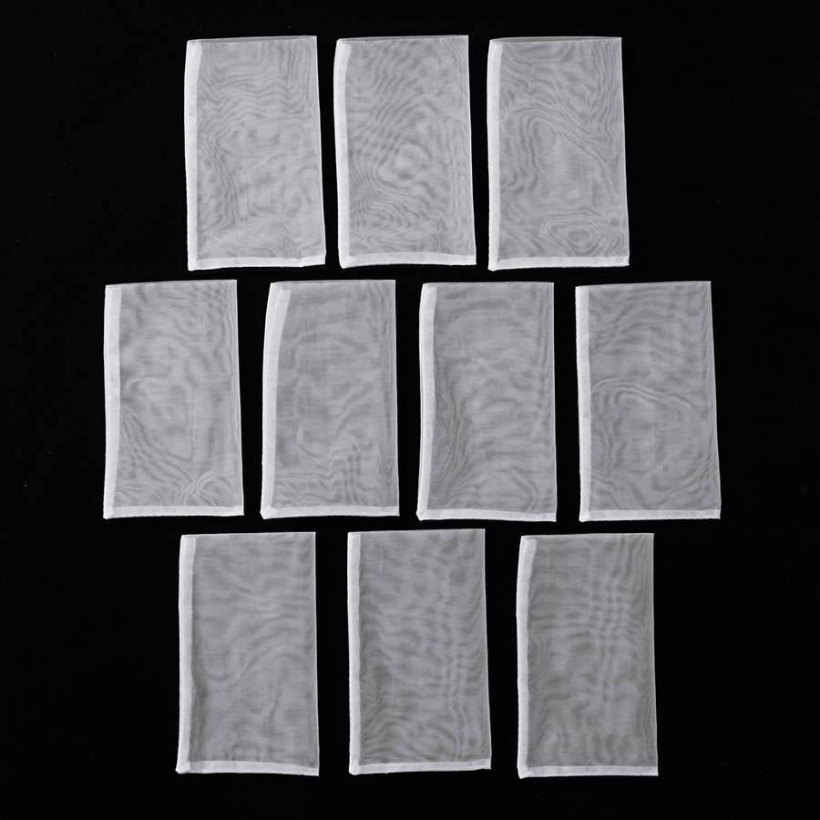 20Pcs 100u 2.5" x 4.5 Reusable Rosin Press Filter Tea Bags Nylon Mesh Micron Screen Rosin Bag